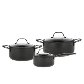 F&H Mors Black Fossil Grydest m/lg 6 dele Black