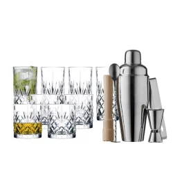 F&H Lyngby Glas Melodia Cocktail m. barst SAMPAK