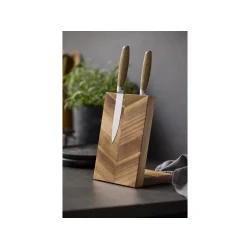 HOLM Knivblok 16 x 12 x 21,6 cm Akacie