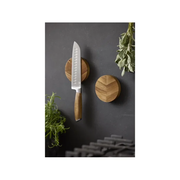 HOLM Knivblok Dia 9 x 2 cm 2 stk Akacie