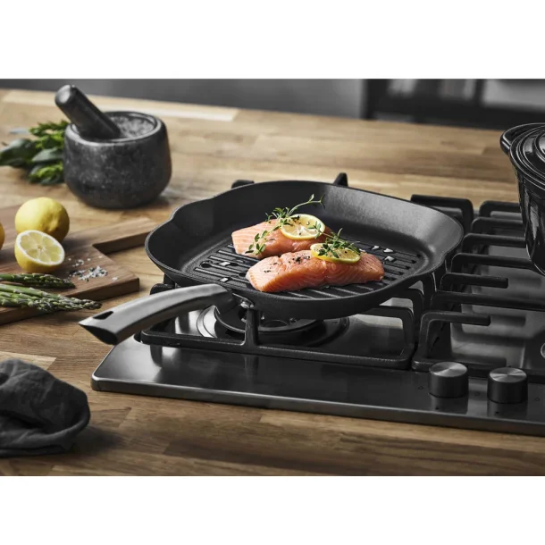 Pillivuyt Gourmet Garonne Grillpande 48,2 x 28 x 6,5 cm Sort