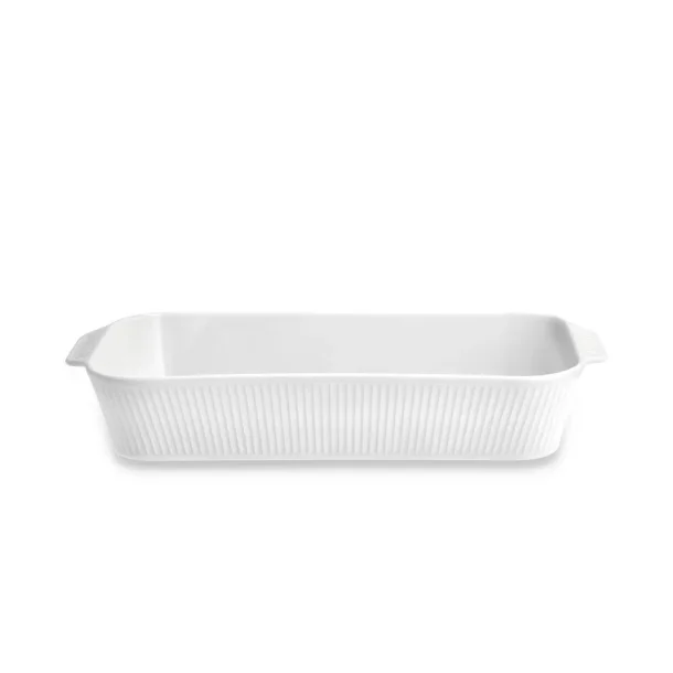 Pillivuyt Pliss� Fad dybt 35 x 19 x 6 cm Hvid