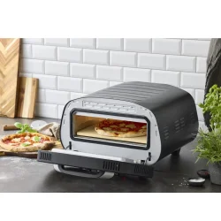 Nordic Sense Pizzaovn elektrisk 2200 watt Sort/S�lv