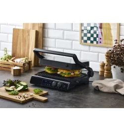 Nordic Sense Digital paninigrill 2000 watt Sort