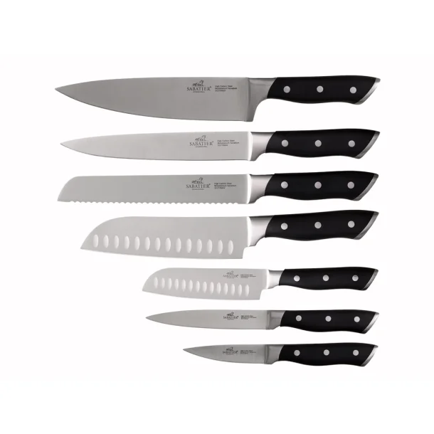 Lion Sabatier International Hercules Knivs�t 7 dele St�l/Sort