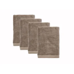 S�dahl Comfort Organic H�ndkl�der 4 stk. 70x140 Taupe SAMPAK