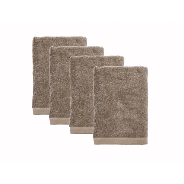 S�dahl Comfort Organic H�ndkl�der 4 stk. 70x140 Taupe SAMPAK