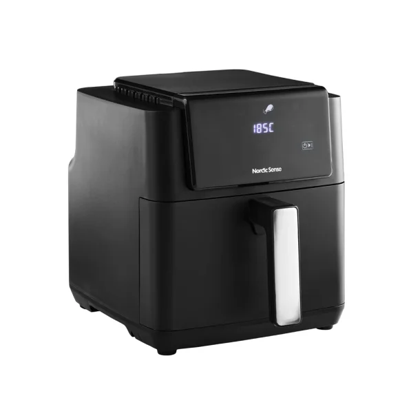 Nordic Sense Airfryer 5 liter 1500 watt Sort