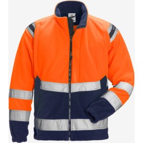 FRISTADS HI VIS VINDTT FLEECE JAKKE KL.3
