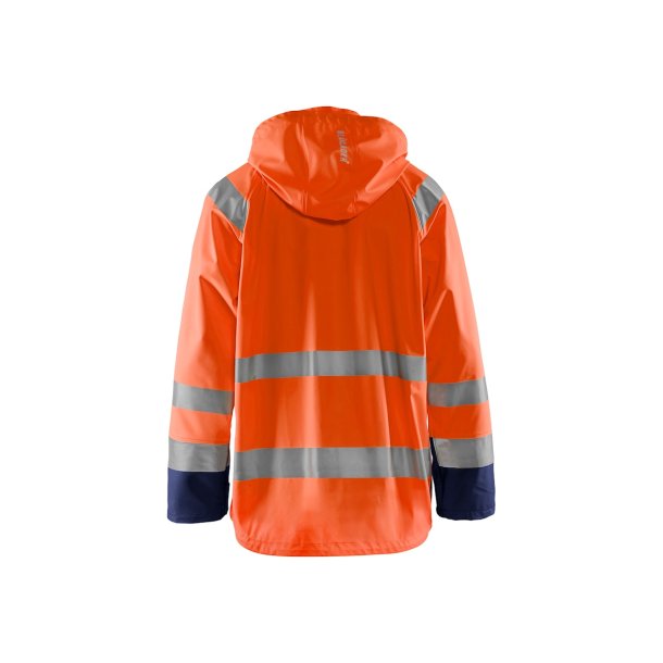 Bl�kl�der High Vis Regnjakke Level 1
