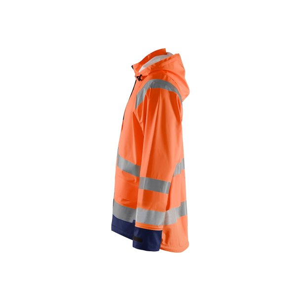 Bl�kl�der High Vis Regnjakke Level 1