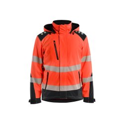 Bl�kl�der High Vis Letforet Vinter Softshelljakke