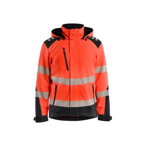 Bl�kl�der High Vis Letforet Vinter Softshelljakke