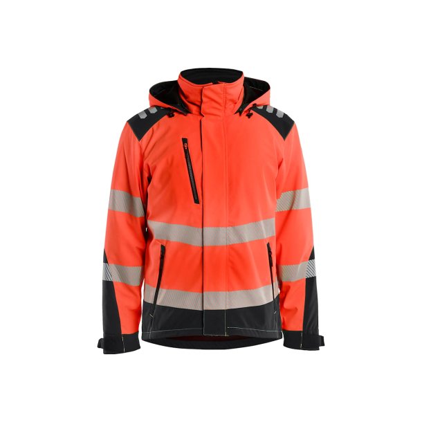 Bl�kl�der High Vis Letforet Vinter Softshelljakke