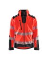 High Vis Rød/sort,XS