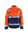 High Vis orange/navy,S