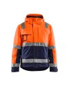 High Vis orange/navy,XS
