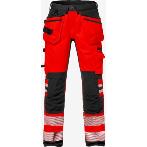 FRISTADS HI VIS HNDVRKER STRETCH BUKSER KL.2 