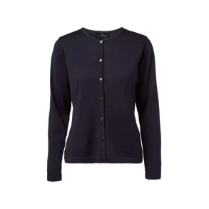 Clipper Copenhagen Cardigan O Neck Buttons Tubular