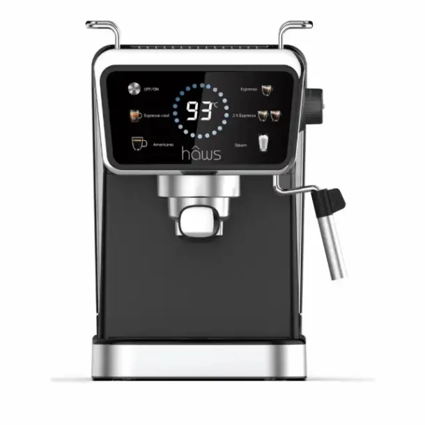 h�ws espresso 7-i-1, 20 bar, sort/st�l