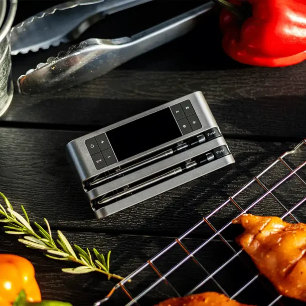 Funnordic Hws BBQ Wireless Meat Thermometer 2 Probe