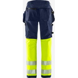 FRISTADS HIVIS GREEN HNDVRKER STRETCHBUKSER 