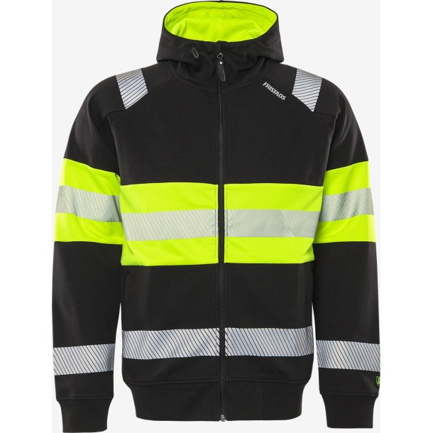 FRISTADS HIGH VIS SWEATJAKKE MED HTTE KLASSE 1