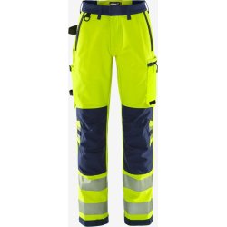 Fristads HIGH VIS GREEN STRETCHBUKSER DAME KLASSE 2 2665 GSTP