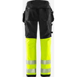 FRISTADS HIVIS GREEN HNDVRKER STRETCHBUKSER 