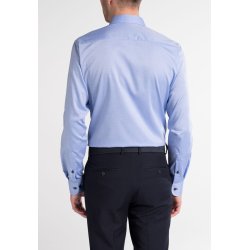 Eterna Skjorte bomuld mellembl� lang�rmet