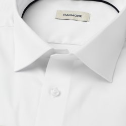 OAKMORE OM01 SS White stretch twill Herre