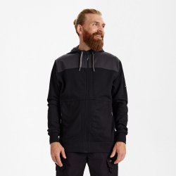 F. Engel Entire sweat cardigan med htte