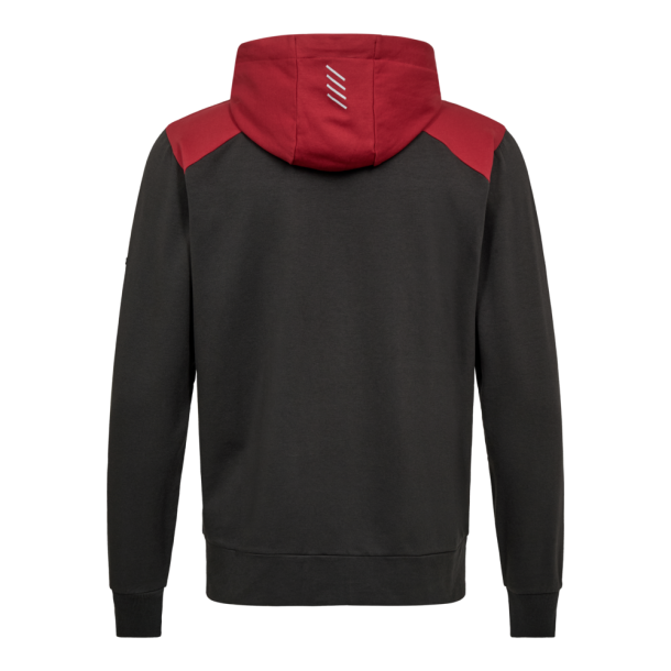 F. Engel Entire sweat cardigan med h�tte