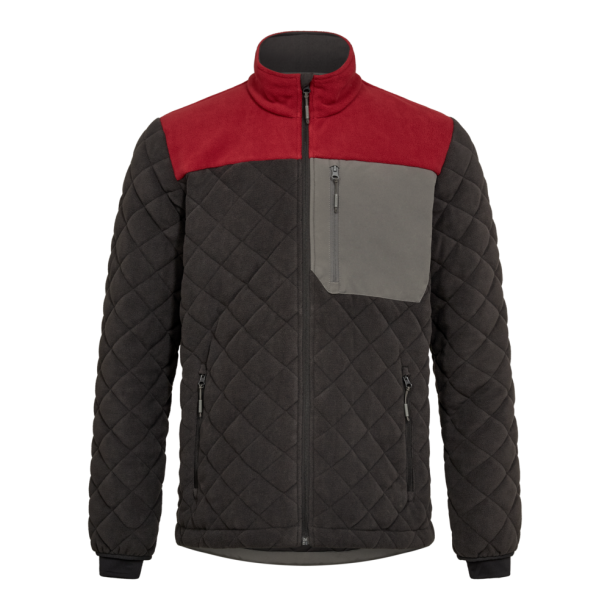 F. Engel Entire quiltet fleecejakke