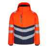 XS,High Vis orange/navy