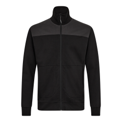 F. Engel Entire sweat cardigan med krave