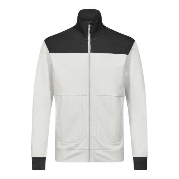F. Engel Entire sweat cardigan med krave