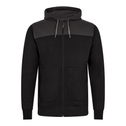 F. Engel Entire sweat cardigan med htte