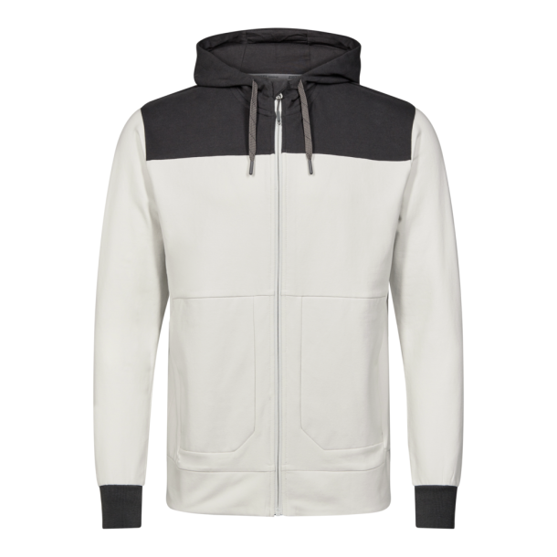 F. Engel Entire sweat cardigan med h�tte