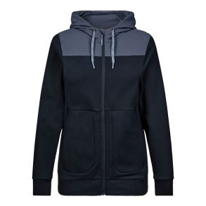 F. Engel Entire dame sweat cardigan med h�tte