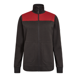 F. Engel Entire dame sweat cardigan med krave