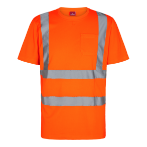 F. Engel Safety T-shirt med brystlomme