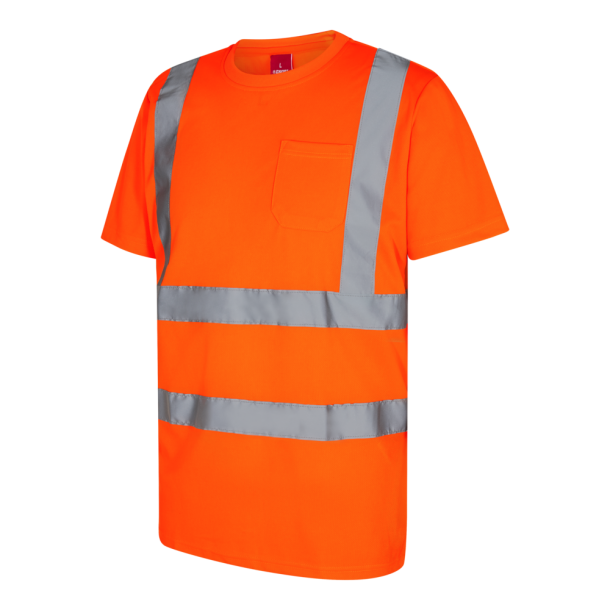 F. Engel Safety T-shirt med brystlomme