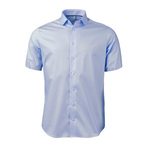 Oakmore OM02 SS Light blue stretch twill