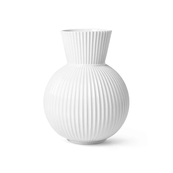 Lyngby Tura Vase H34 cm hvid porcel�n