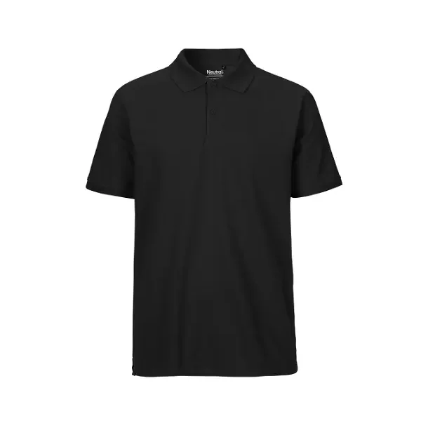 Neutral Klassisk polo til mnd XL Sort