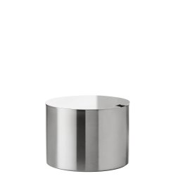 Stelton Arne Jacobsen Fl�dekande 0,15 l og Sukkersk�l 0,2 l. samt Stempelkande 1 l.