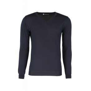Shona Male V neck Pullover Extrafine Merino blend 