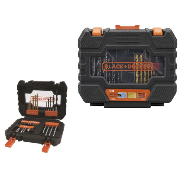 Black &amp; Decker Afstansm�ler 15m samt Bor- og bitss�t