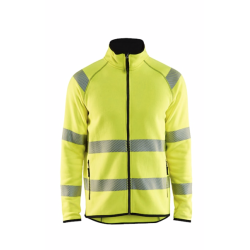 HIGH VIS STRIKKET JAKKE